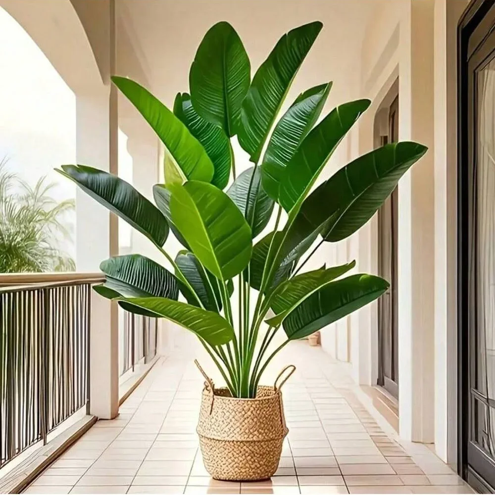 Ficus Lyrata Tree - 1pc 18 feuilles plantes artificielles grand