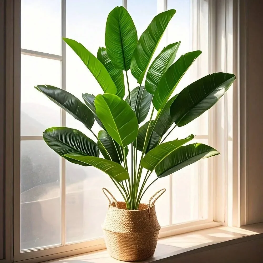 1pc 18 feuilles plantes artifi - Ficus Lyrata Tree avis et prix