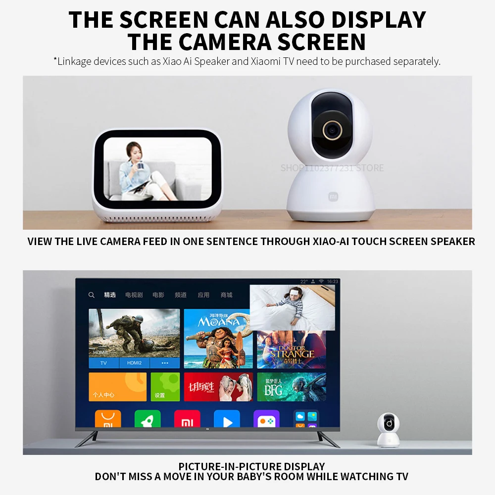 Caméra Xiaomi 2K PTZ Mi Smart  - Eufy Camera E220 avis et prix